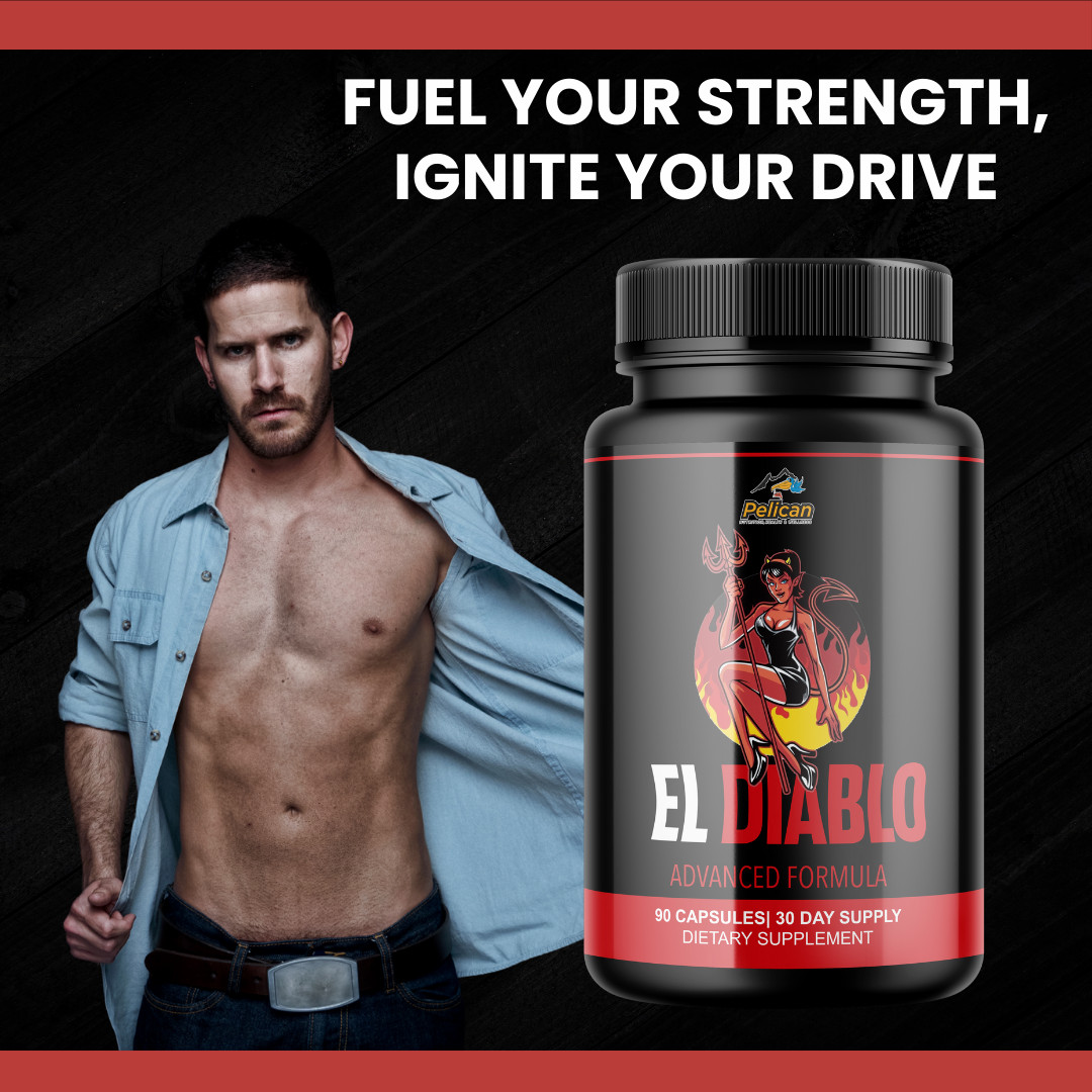 El Diablo- Bodybuilding & Men’s Health Support- 12 Bottles- 1080 Capsules