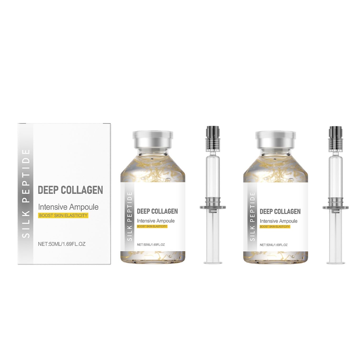 Silk Peptide Lifting Ampoule Anti-Wrinkle Serum Pack of 2