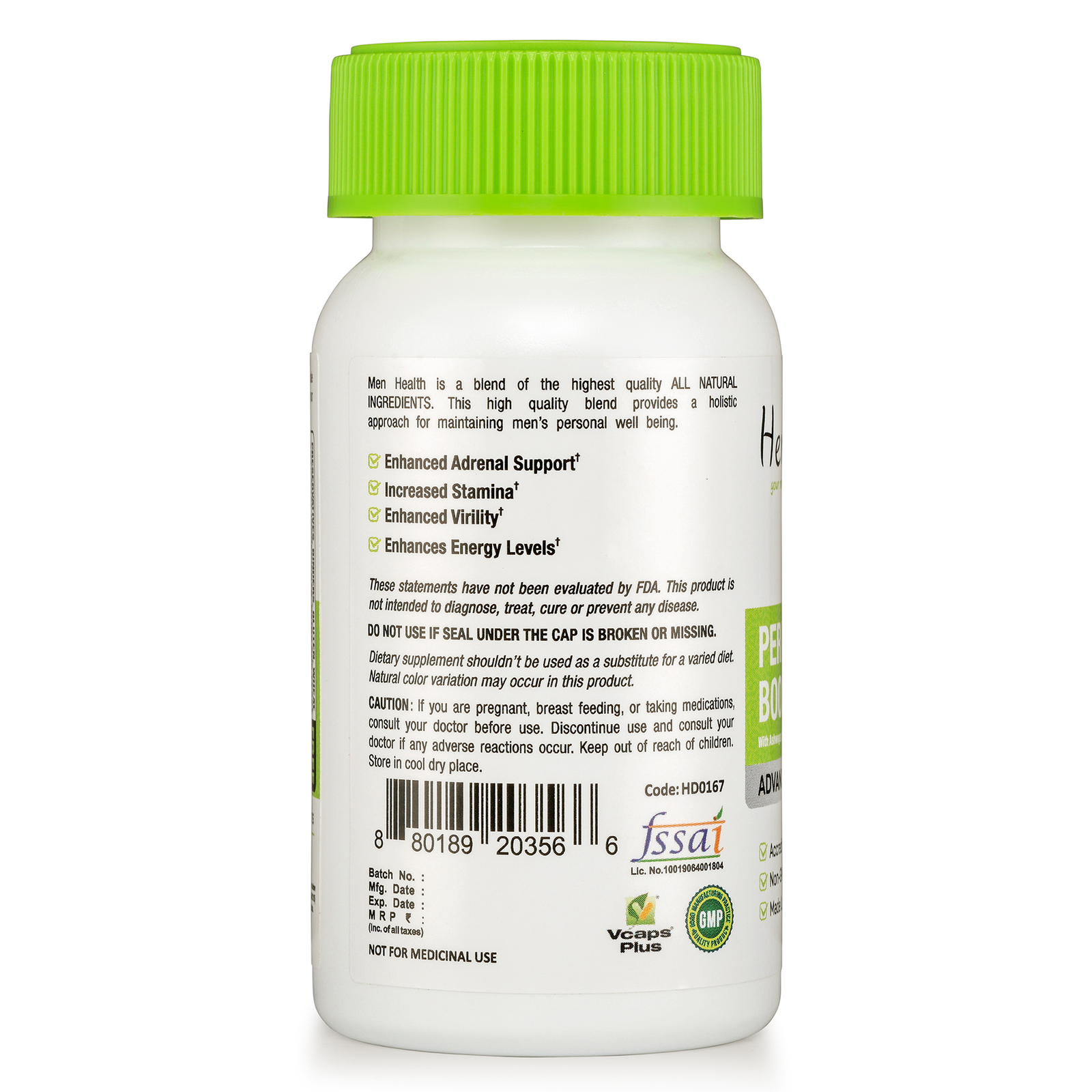 Men’s Sexual Health Supplement Ashwagandha Mucuna Boosts Stamina Testosterone