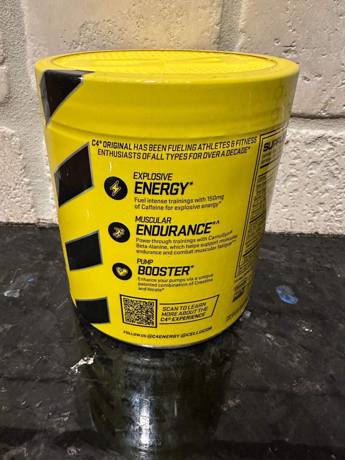 New Cellucor C4 Original Pre Workout Gym Energy Watermelon 5.9 oz 30 Servings