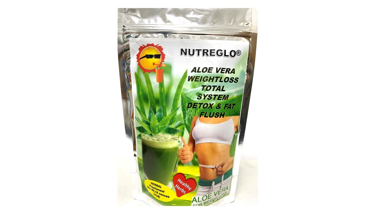 Nutreglo aloe Vera rapid weight loss( Total System Detox & Fat Flush