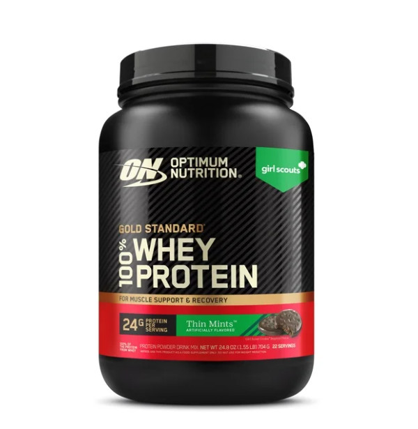 Optimum Nutrition Gold Standard Whey, Thin Mint Cookie, 1.5 lb