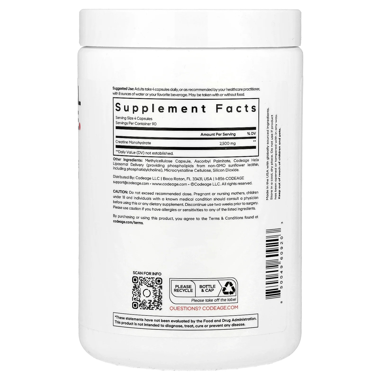 Sport, Liposomal Creatine, 750 mg , 360 Vegetable Capsules