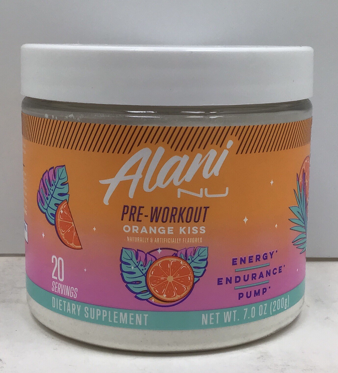 2X ALANI NU PRE-WORKOUT ORANGE KISS 20 SERVINGS EACH EXP 05/2027+ SEALED