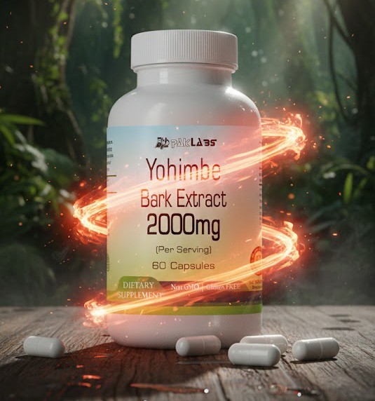 Yohimbine Capsules – 2000 mg Serving