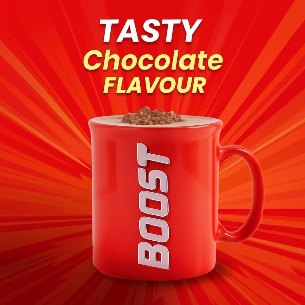 Boost Chocolate Nutrition Drink 500g Pet Jar 3X stamina-Builds bone & muscle f/s
