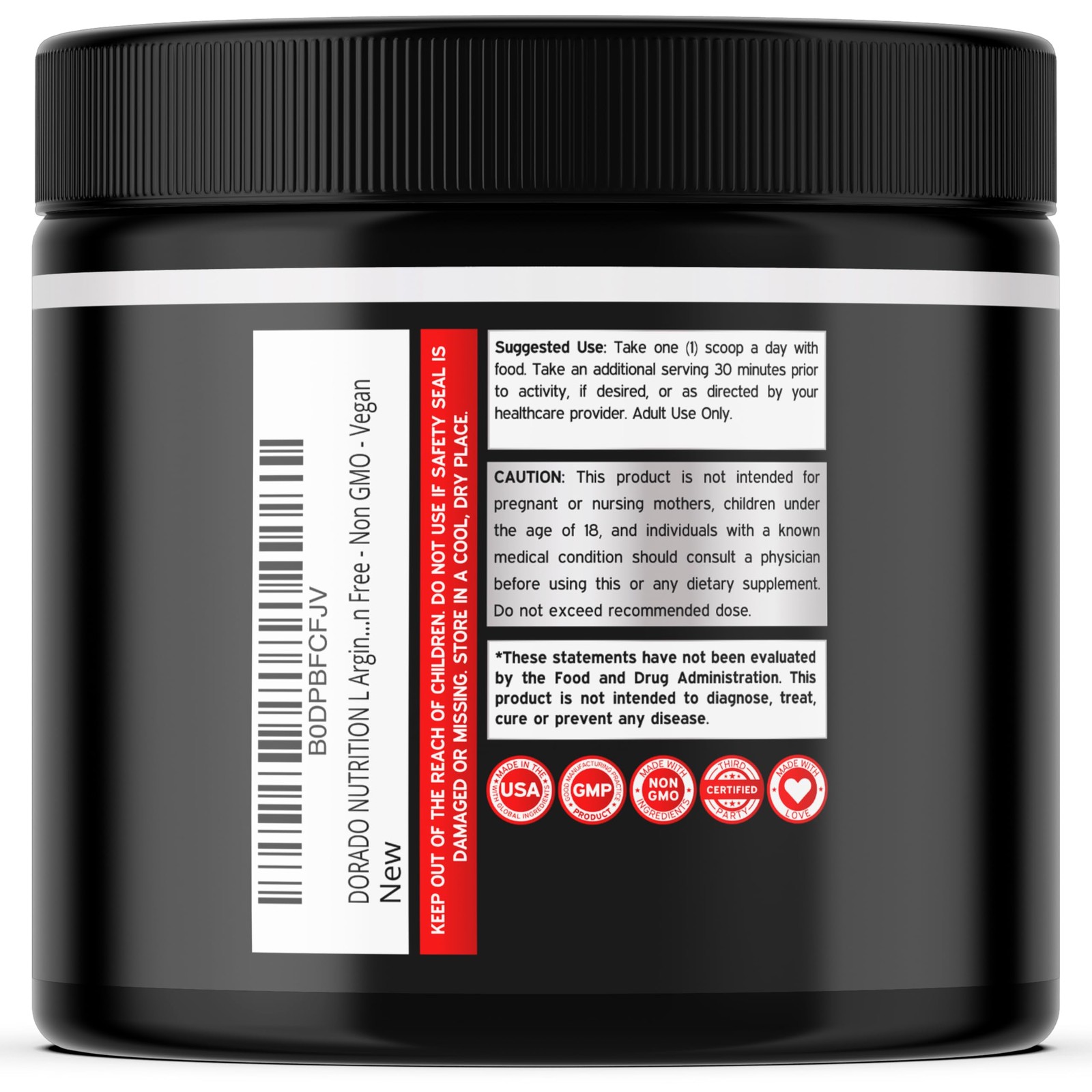 L Arginine L Citrulline L-Arginine L-Citrulline Powder (17.64 Ounce)