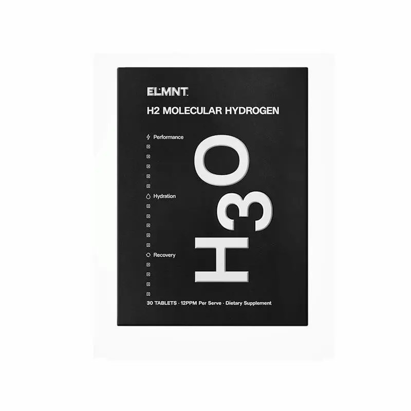 New ELMNT H2 Molecular Hydrogen Natural 30 Tablets H3O