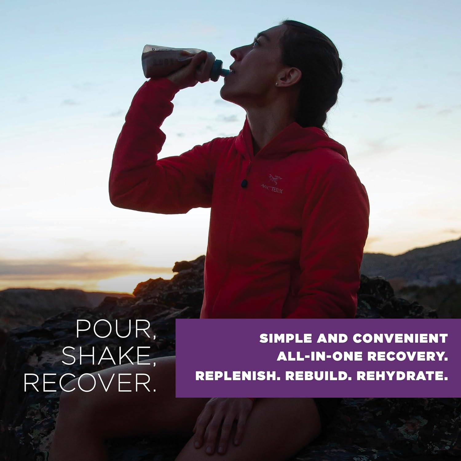 Recovery Mix, 20 Grams Complete Protein, Carbohydrates, and Electrolytes Powder