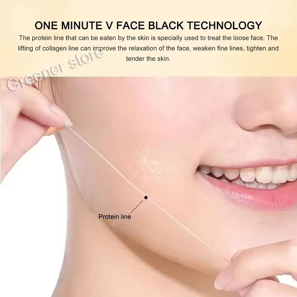 100Pcs Facial Collagen Thread Lift Protein Peptide Line Carving Radar Skin Care