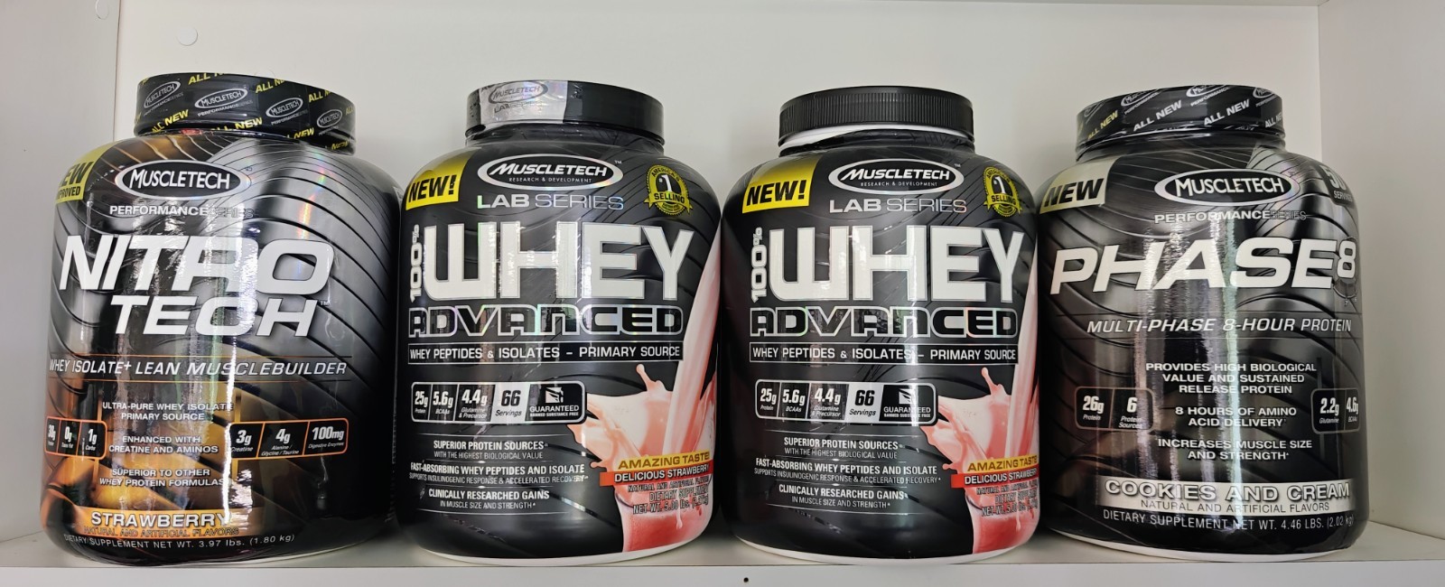 ON – BSN – MP – MuscleTech -Nitro Tech- Whey Protein – Collectables – Exp 2016 +