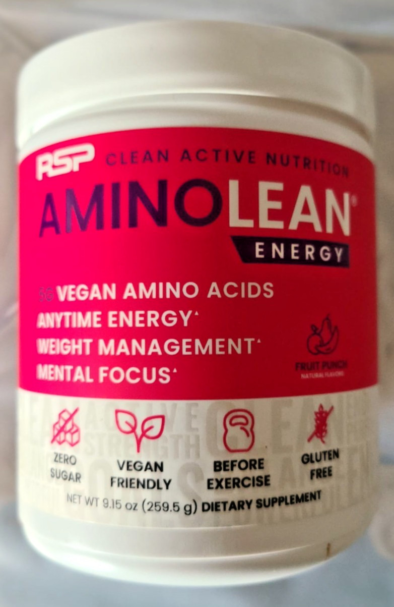 RSP Amino Lean Energy drink Pink Lemonade 30 Servings Exp. 12/28