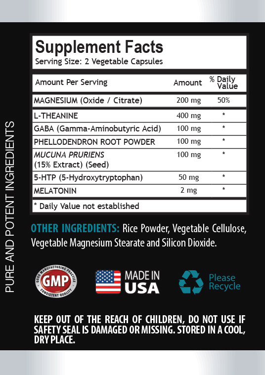 sleep help extract – SUPERIOR SLEEP FORMULA – 5-htp caps 2B