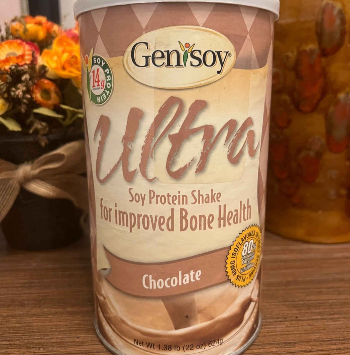 Gensoy Ultra Soy Weight Loss Protein Shake Chocolate 22oz 1.38lb Bone Health NEW