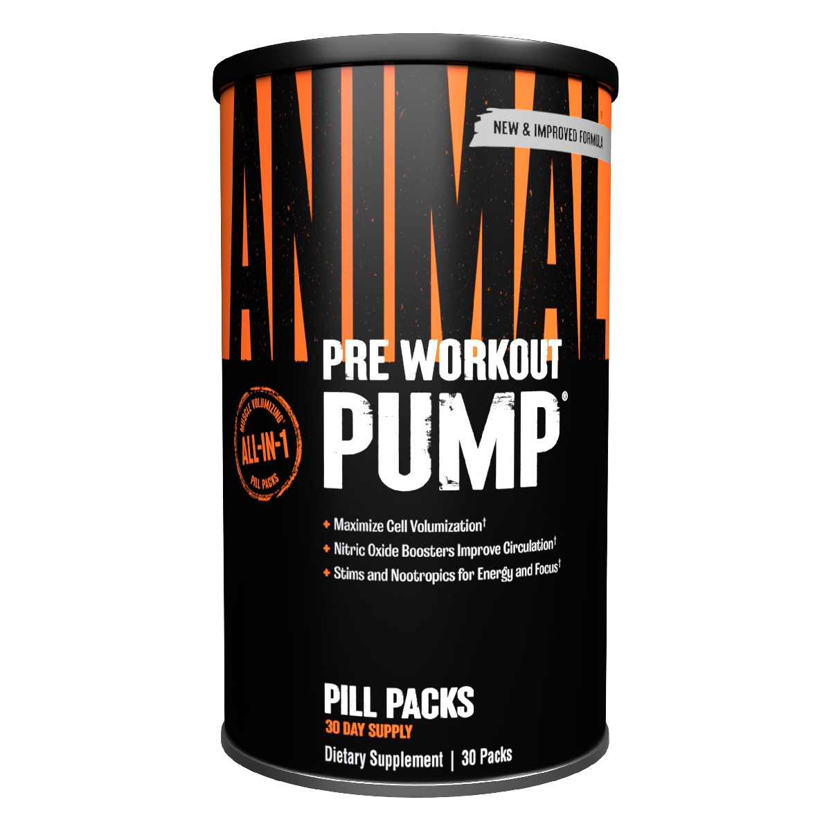 Animal Pump Pre-Workout Supplement For Energy Focus And Muscle Volumizing