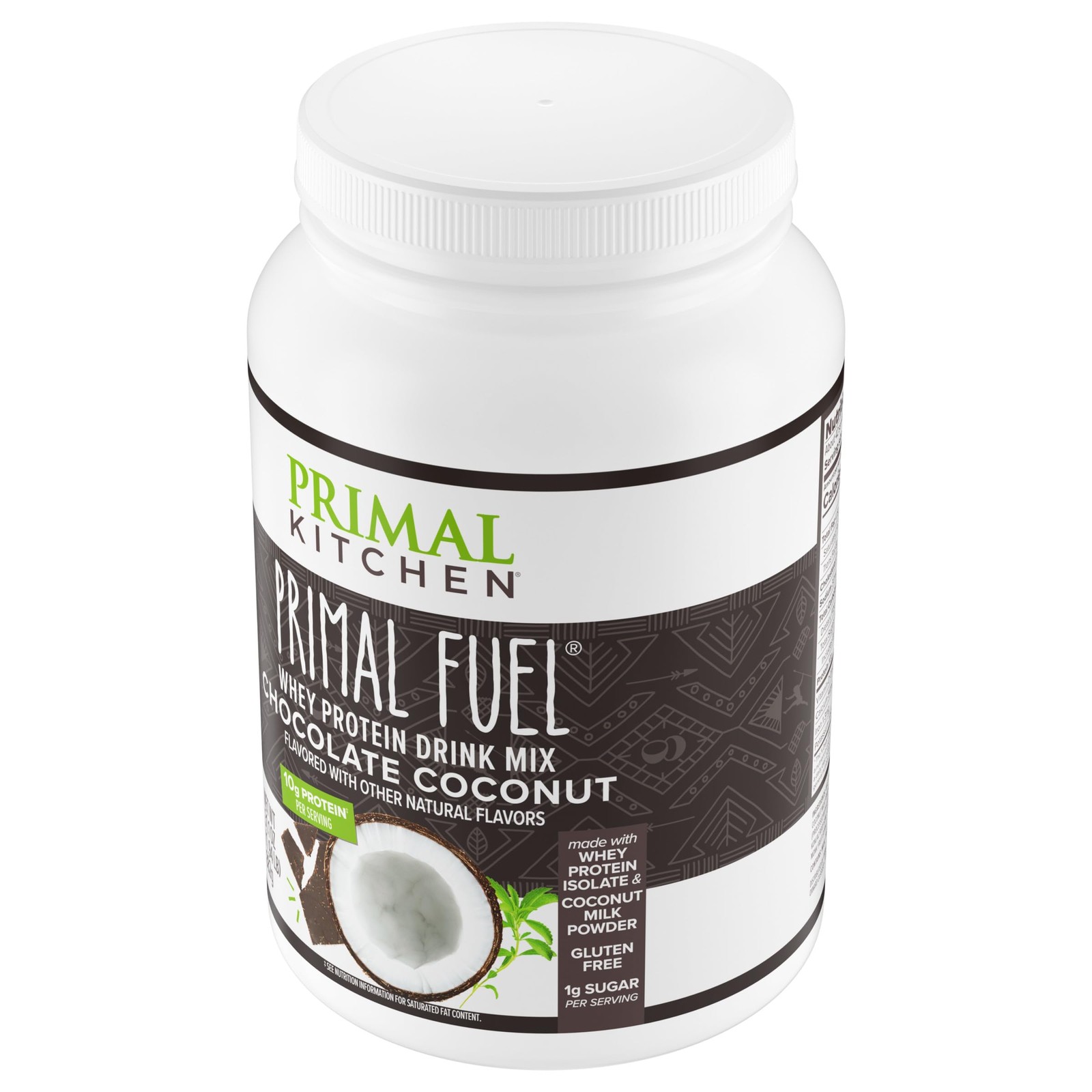 Primal Kitchen Primal Fuel Chocolate Coconut Whey Protein Powder, Gluten and…