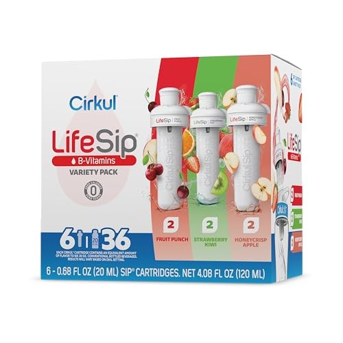 LifeSip B-Vitamins Flavor Water Variety Pack – 36 Variety Pack