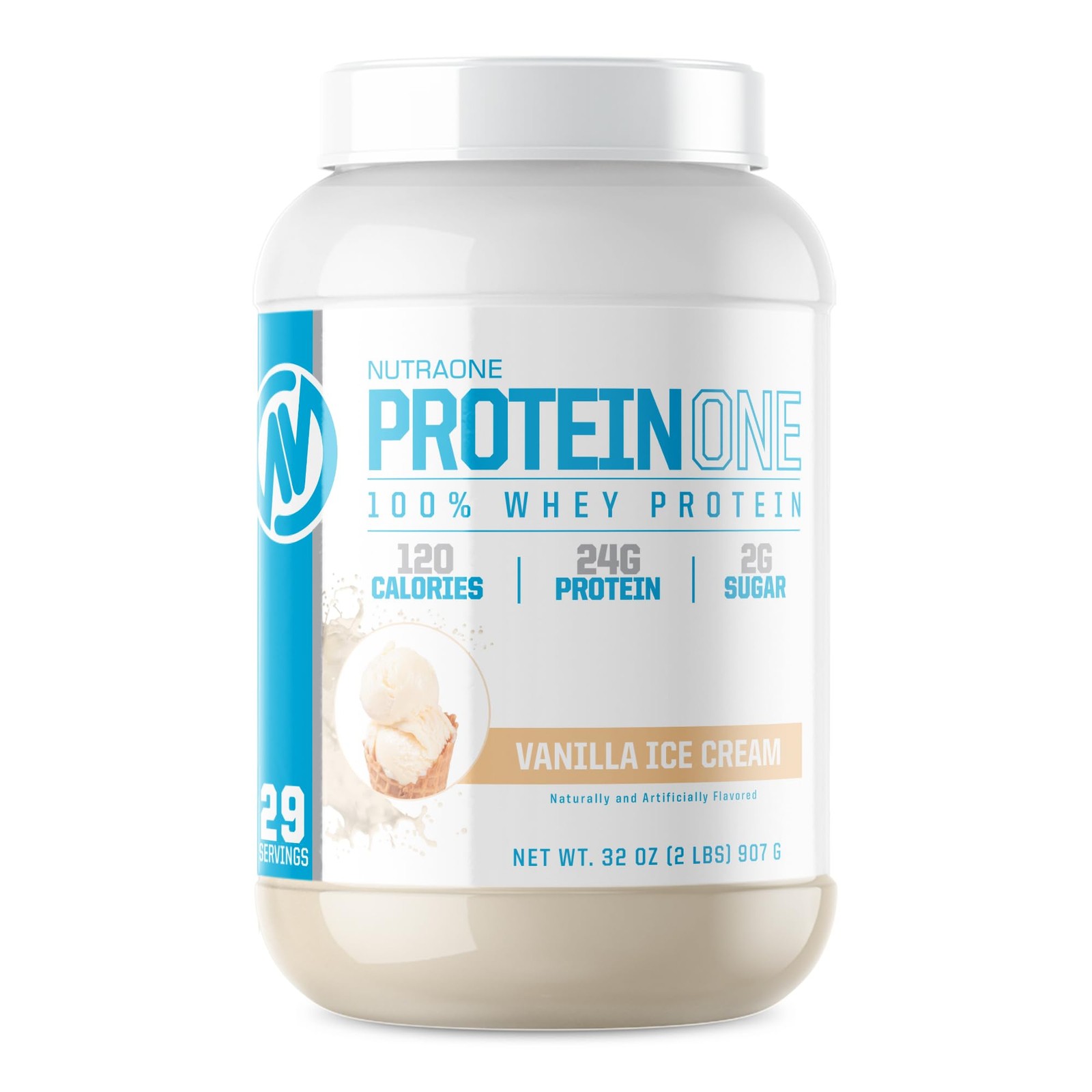 NutraOne ProteinOne Vanilla Ice Cream – 2lbs