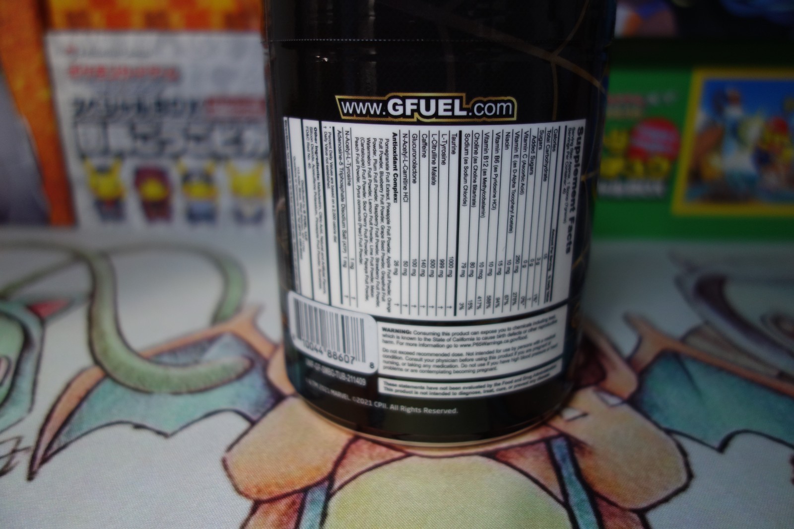 Spiderman No Way Home Black and Gold G fuel Collector’s Box Brand New On Hand!