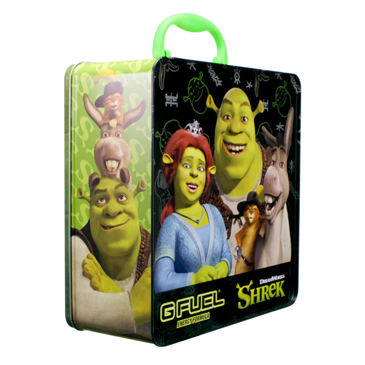 G Fuel Resident Evil 4 Leon Las Plagas Collector’s Box + Tall Metal Shaker Cup