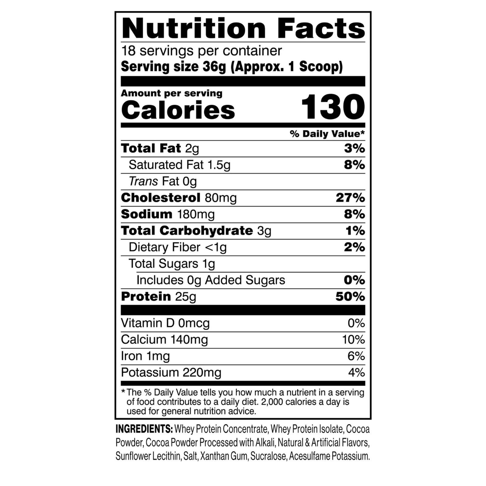 C4 Pro Whey Protein Powder, Hershey’s Milk Chocolate Flavor, 25g of Protein