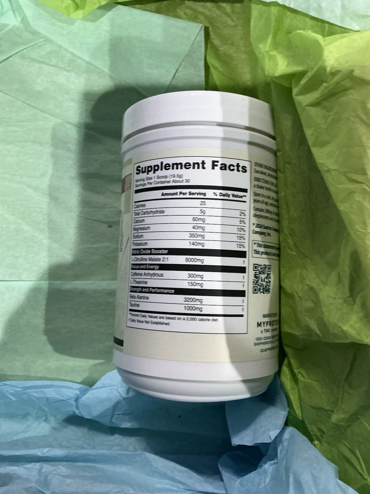 Myprotein Origin Pre-workout Southern Comfort Whiskey Sour