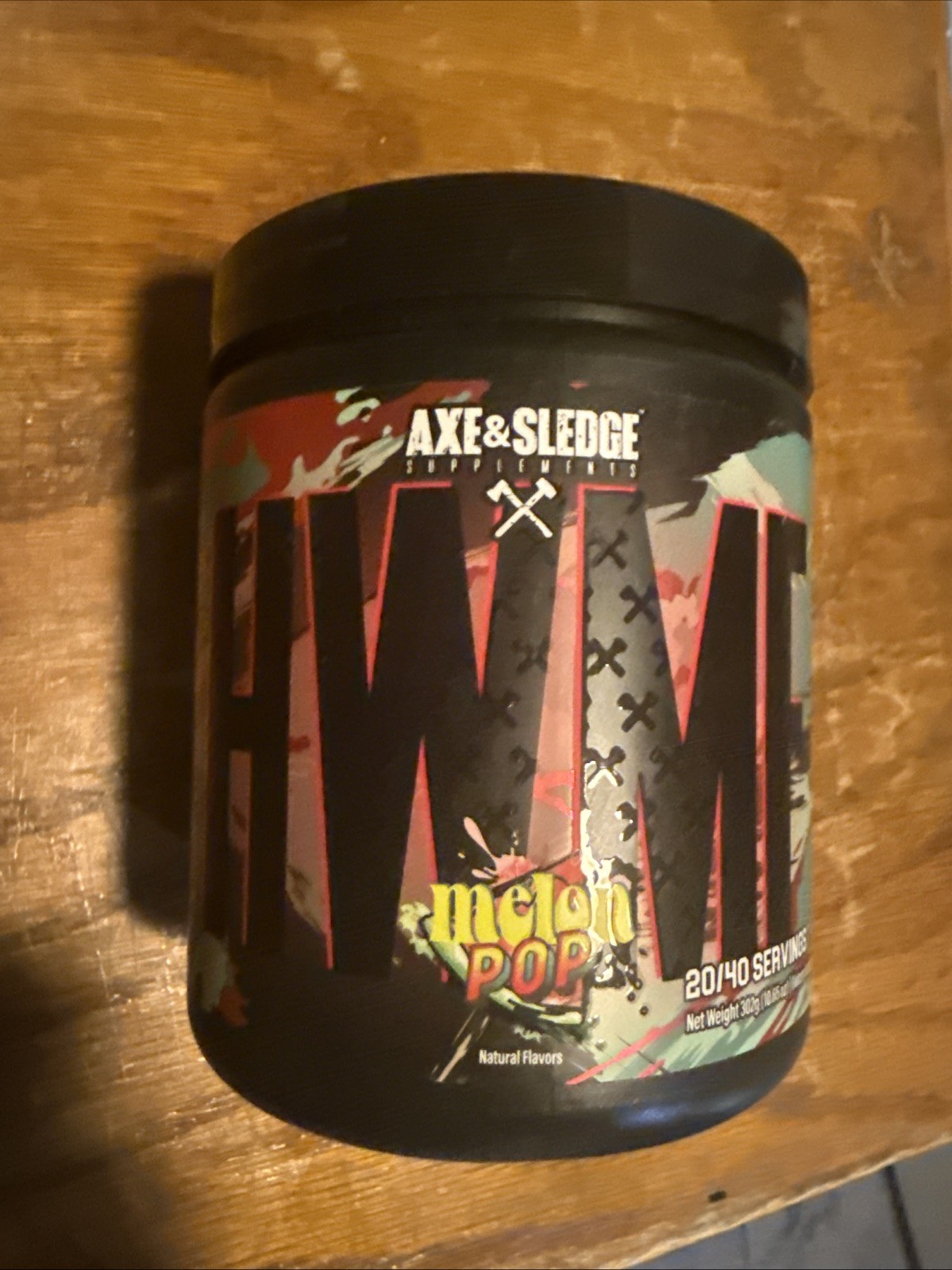Axe & Sledge HWMF HIgh Stim Pre-workout Melon Pop 40 servings