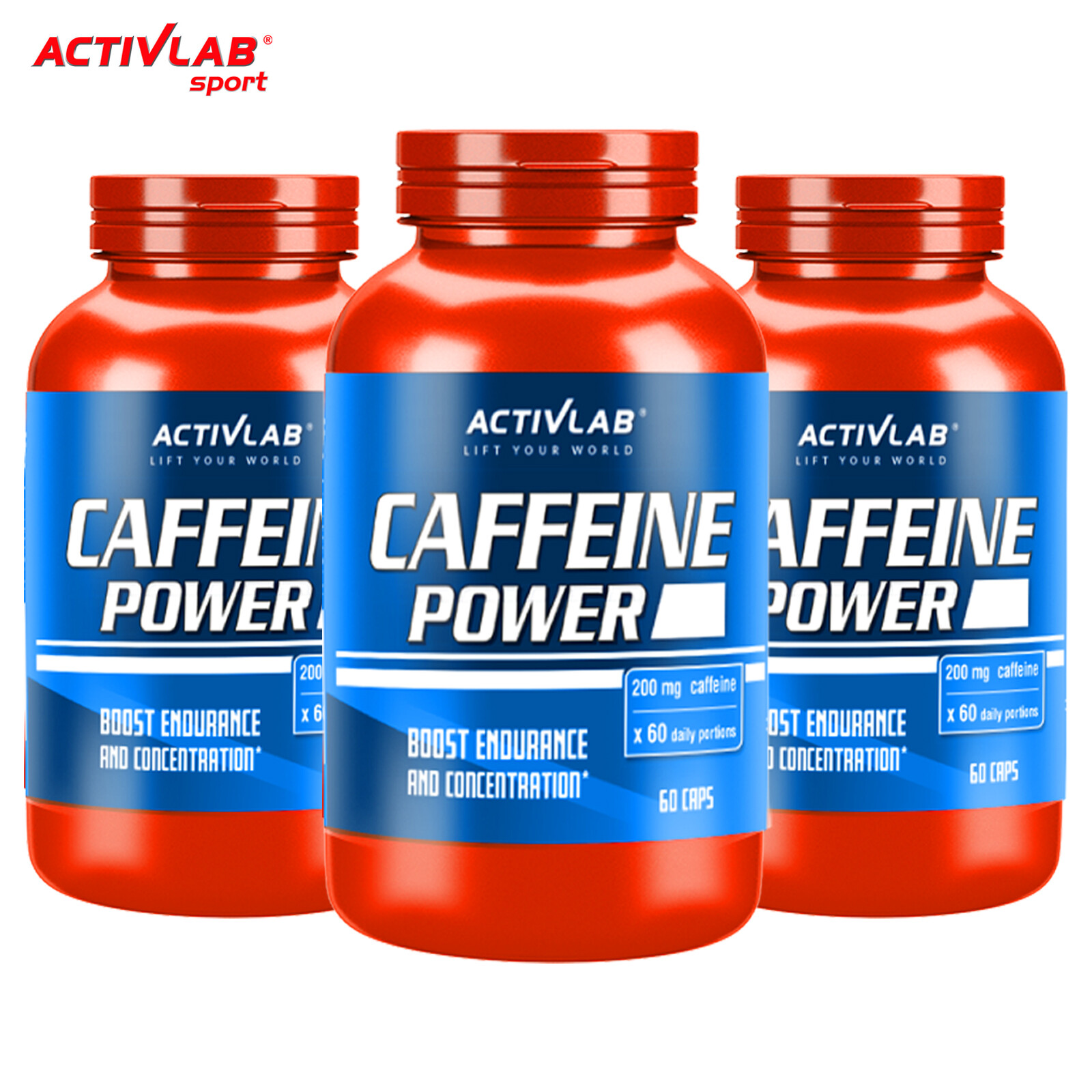CAFFEINE Pills – Pre-Workout Energy Pills – Dietary & Gym Supplement Preworkout