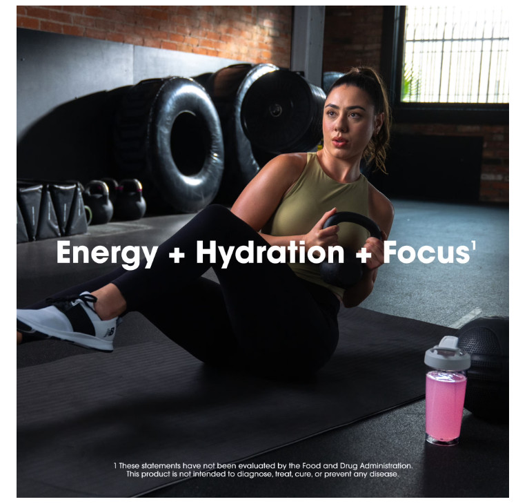 Optimum Nutrition Essential Amino Energy Hydration Plus Focus Powder, Watermelon
