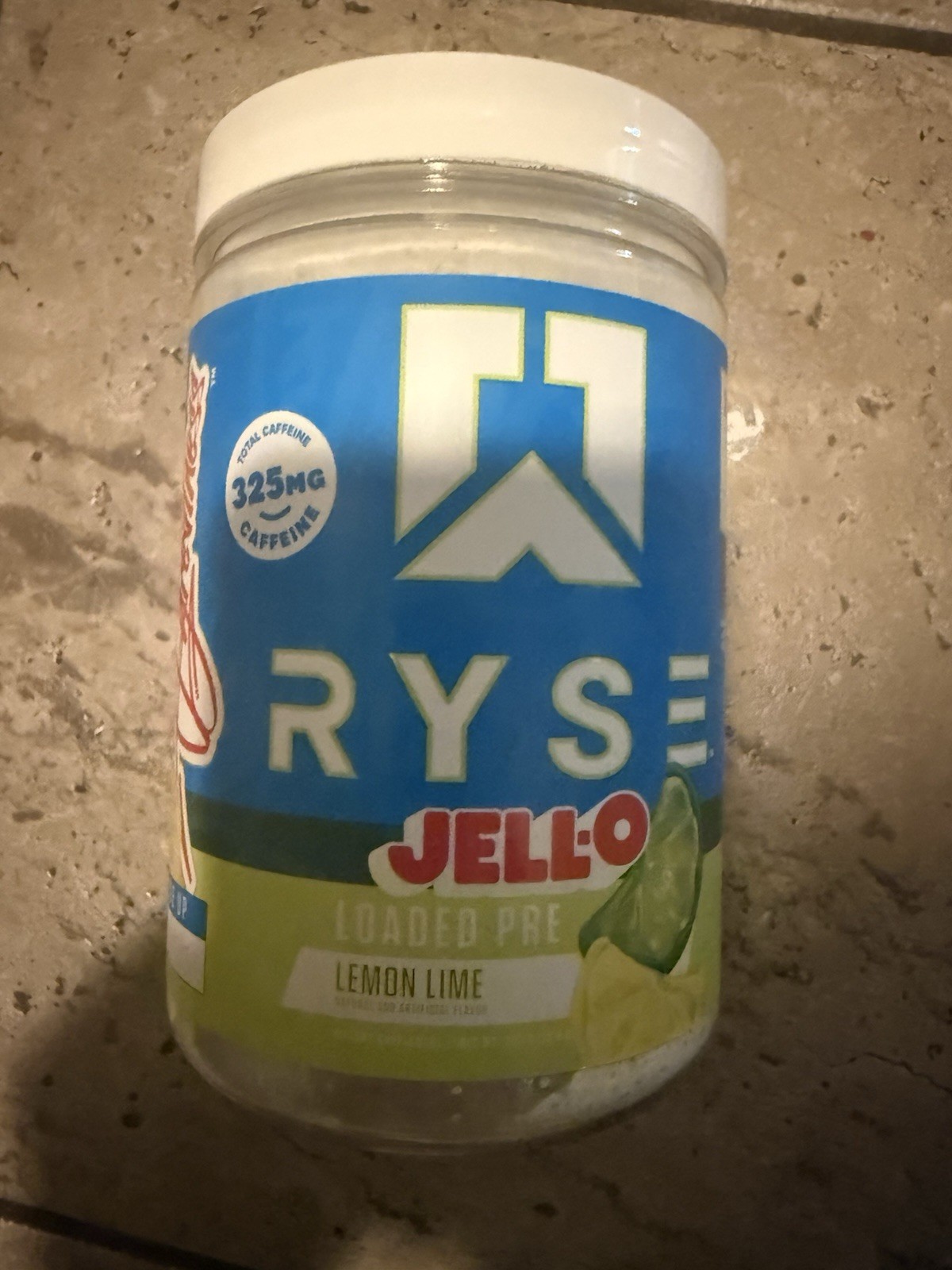 Ryse LOADED PRE 14 oz Size (30 Ser) JELL-O Series Lemon 🍋 Lime Fla BEST BY 7/26