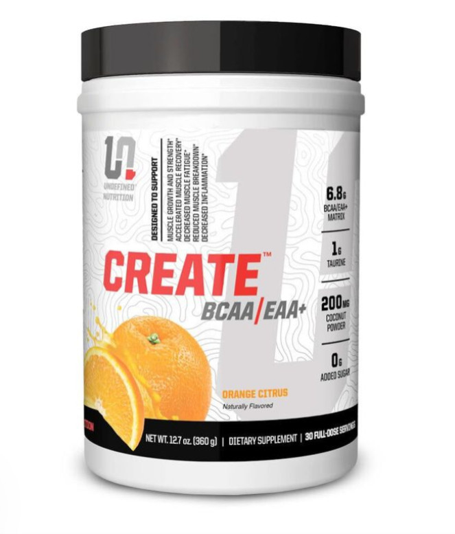 Undefined Nutrition Create by Brian Shaw -Muscle Recovery & Endurance, 12/26
