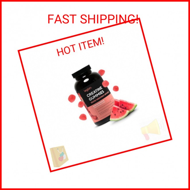 LEGION Creatine Monohydrate Gummies – Clean Chewable Creatine Supplement for Str