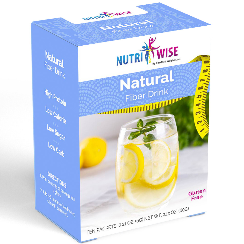 NutriWise – Natural Fiber 5g Powder Mix | Unflavored | 10/ct