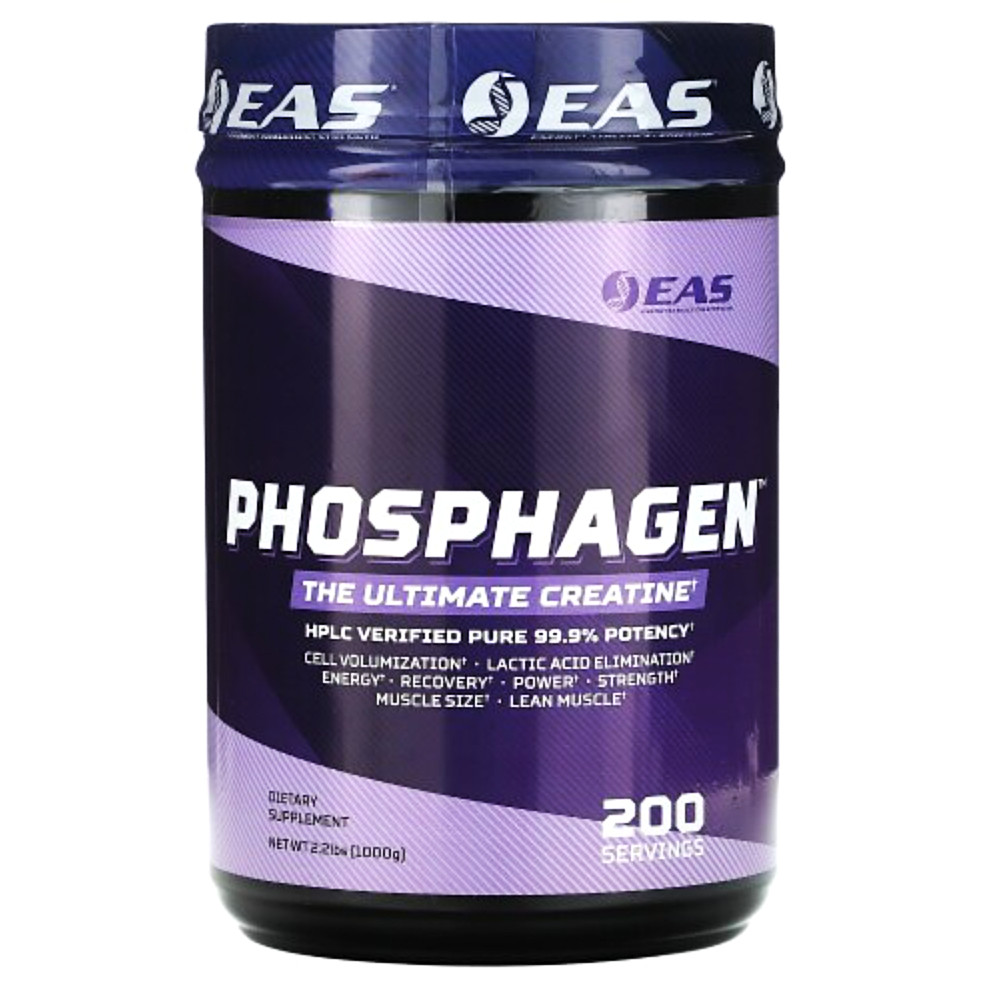 EAS Phosphagen Ultimate Creatine Monohydrate 99.9% Pure 200svg Unflavored New