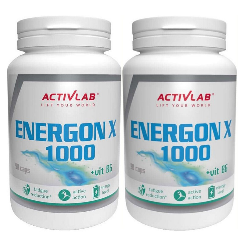 Energon X 90-270 Caps. Guarana Ginseng Taurine Magnesium Vitamin B6 Energy Pills