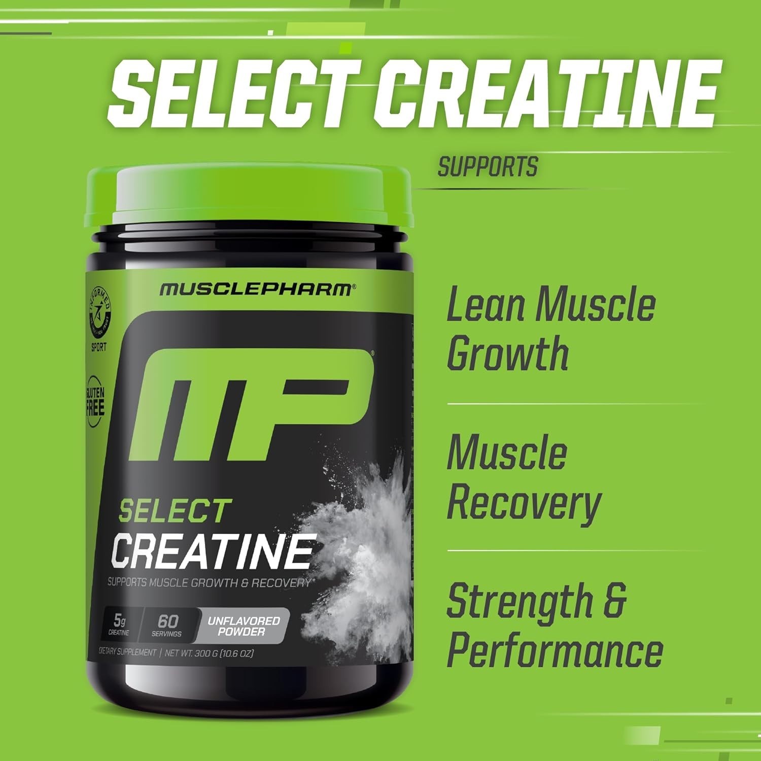 High-Performance Unflavored Creatine Monohydrate – 60 Servings for Peak Power