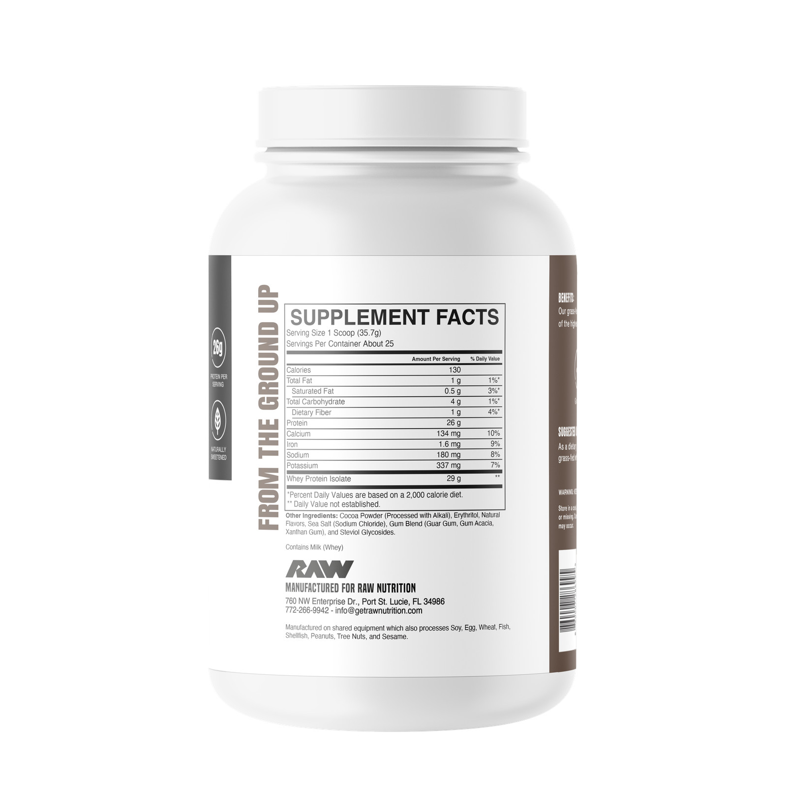 Isolate Protein – Dark Chocolate (25 Servings)
