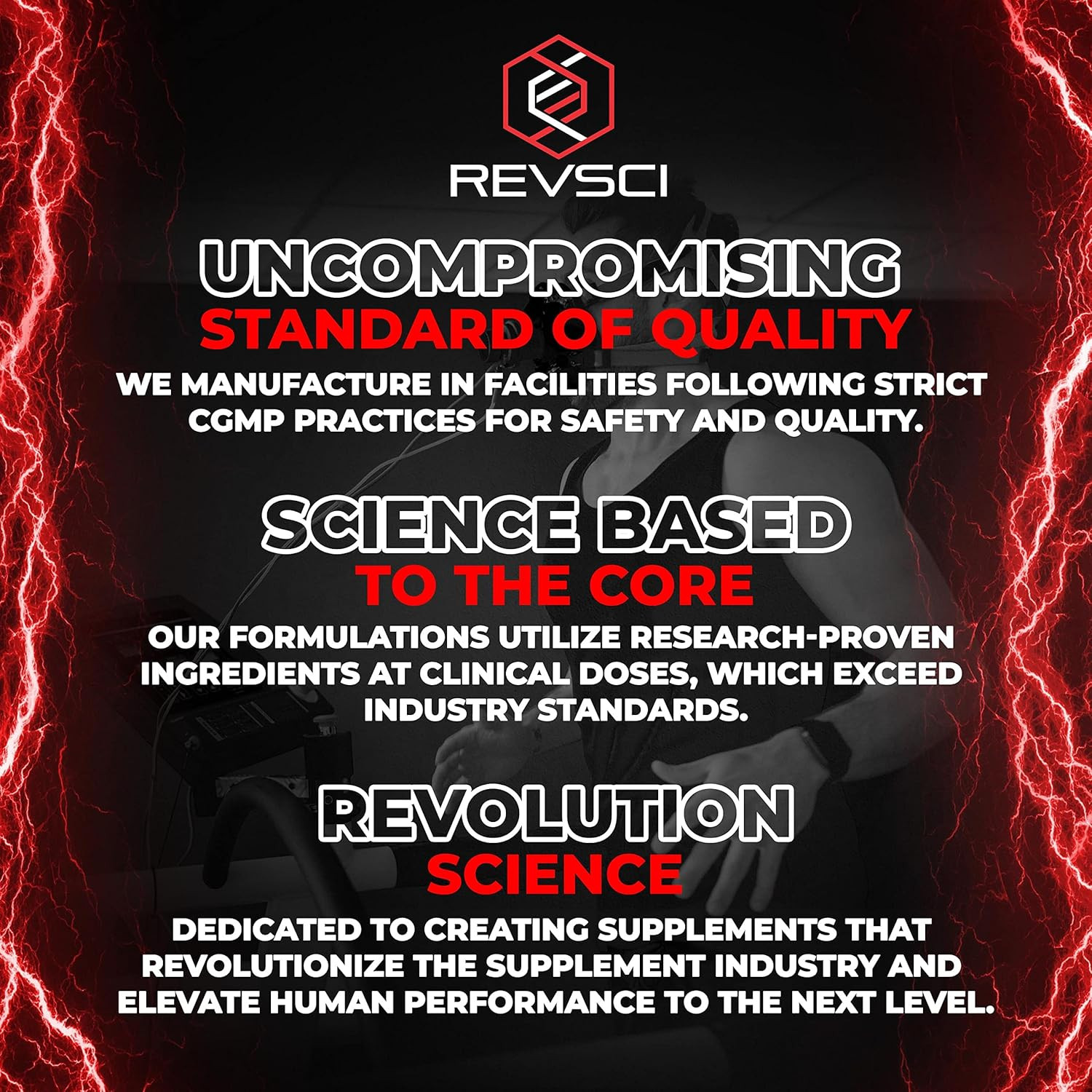 VIOLENCE Stim Free Pre Workout Powder by REVSCI, Precision Dosed Non Stim Prewor