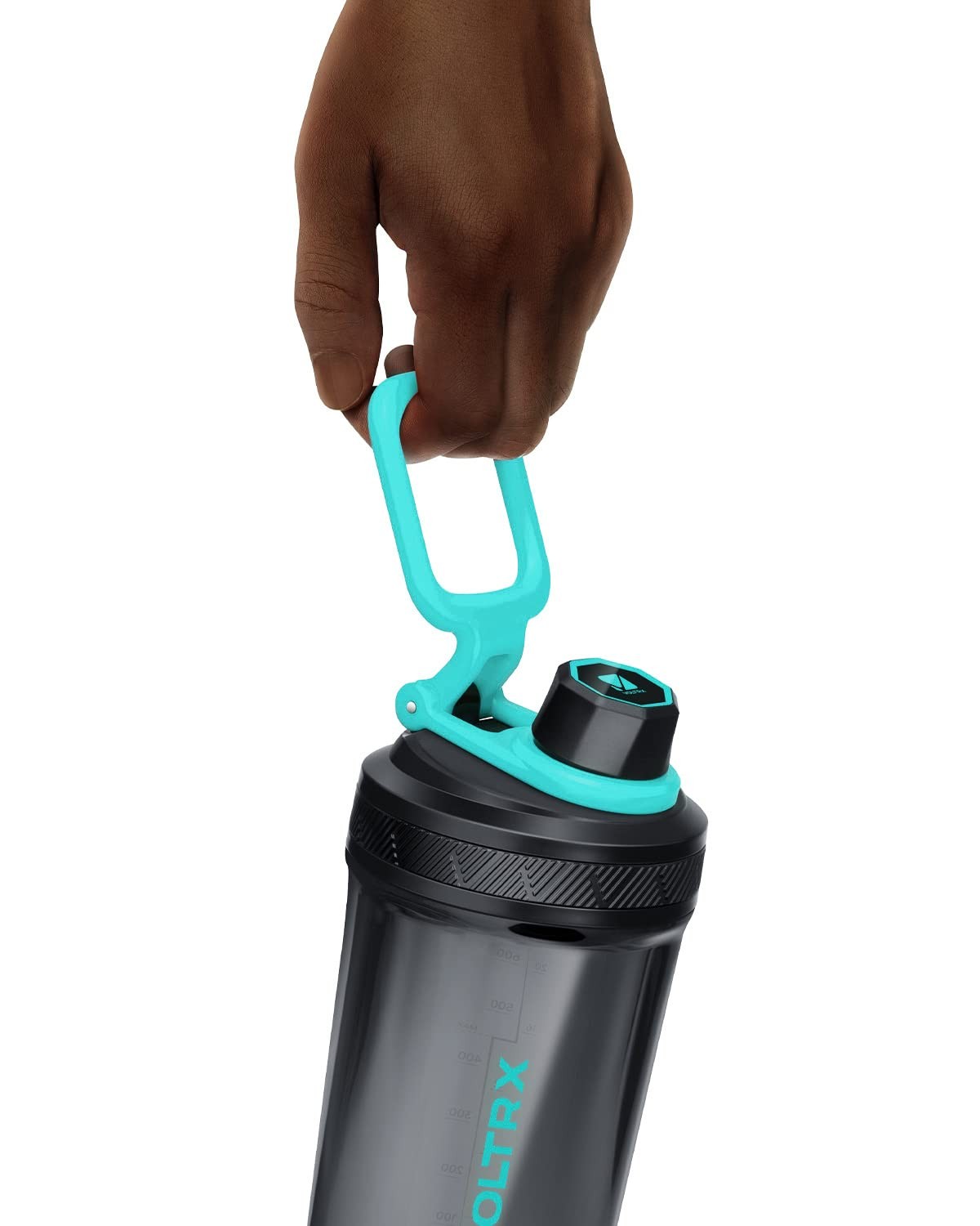 VOLTRX Shaker Bottle, Gallium USB C Rechargeable Electric Protein Shake Mixer, S