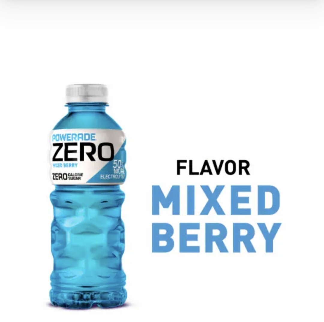 Powerade Zero Sugar Blue Mixed Berry Sports Drink8 Pack 20 fl Oz