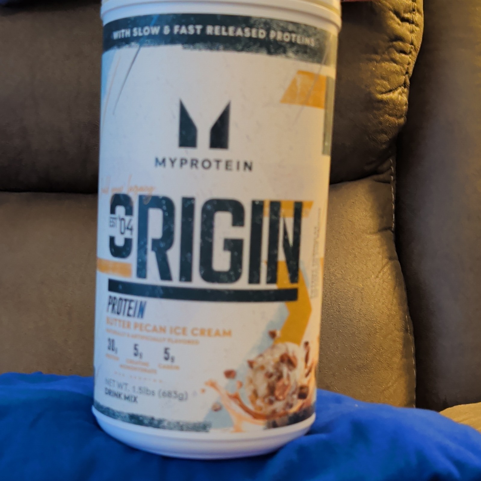 Myprotein The Origin Protein Powder Butter Pecan Ice Cream 1.5 lb Creatine