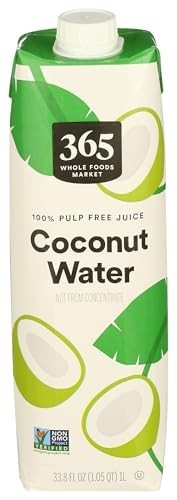 Coconut Water 33.8 Fl Oz Pure Potassium Hydration Drink Box Vegan Electrolytes