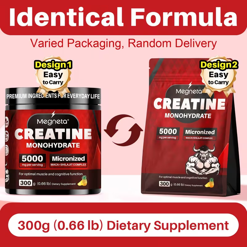 Creatine Monohydrate Powder Micronized 300g 5000mg Per Serving 60 Servings