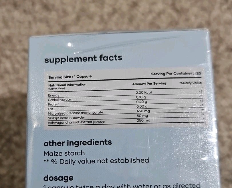 Mars Micronized Creatine Monohydrate – 120 Capsules