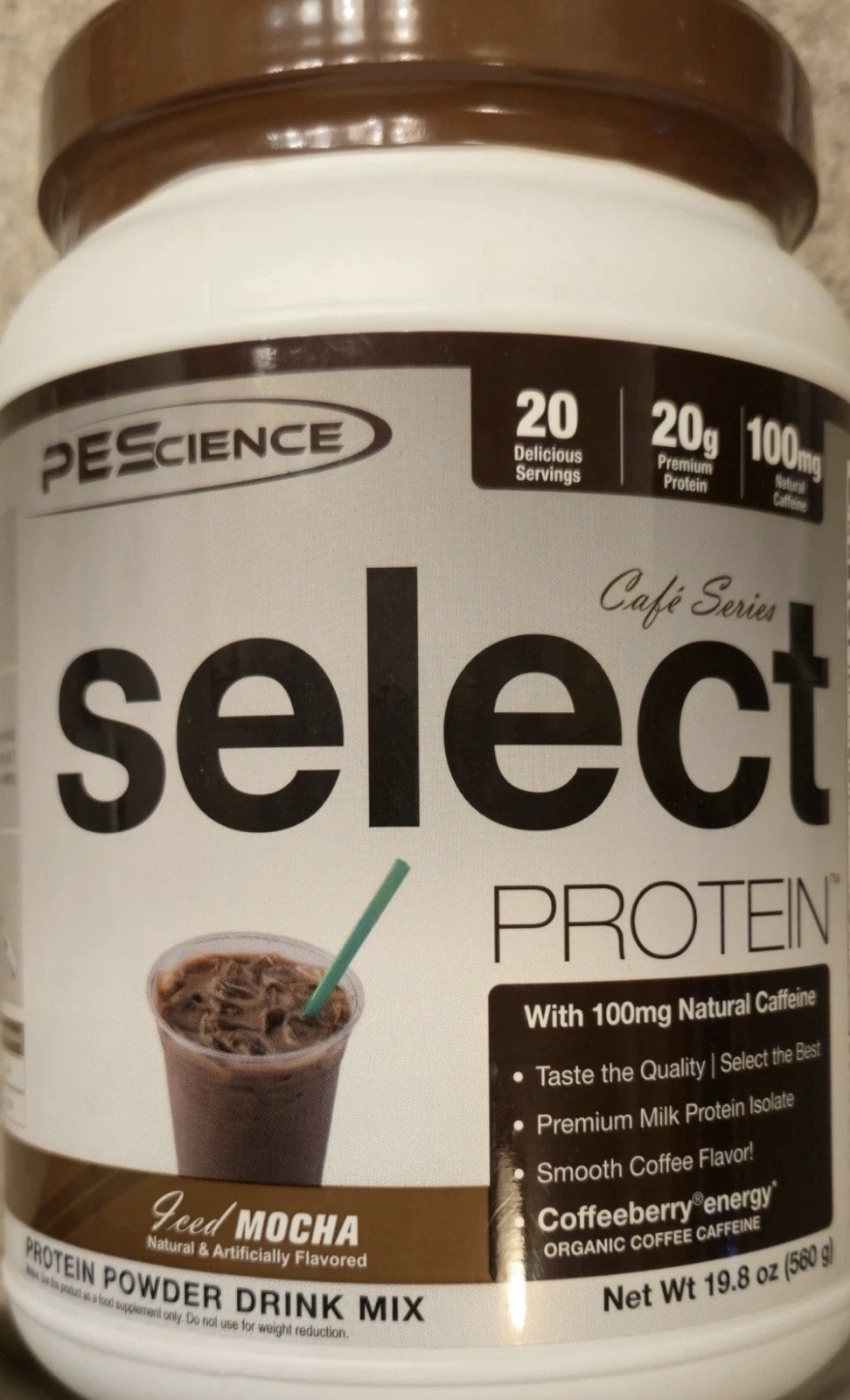 PESCIENCE SELECT PROTEIN Café Series 1.4 lb (20 Serv) Iced Mocha BEST BY 09/26