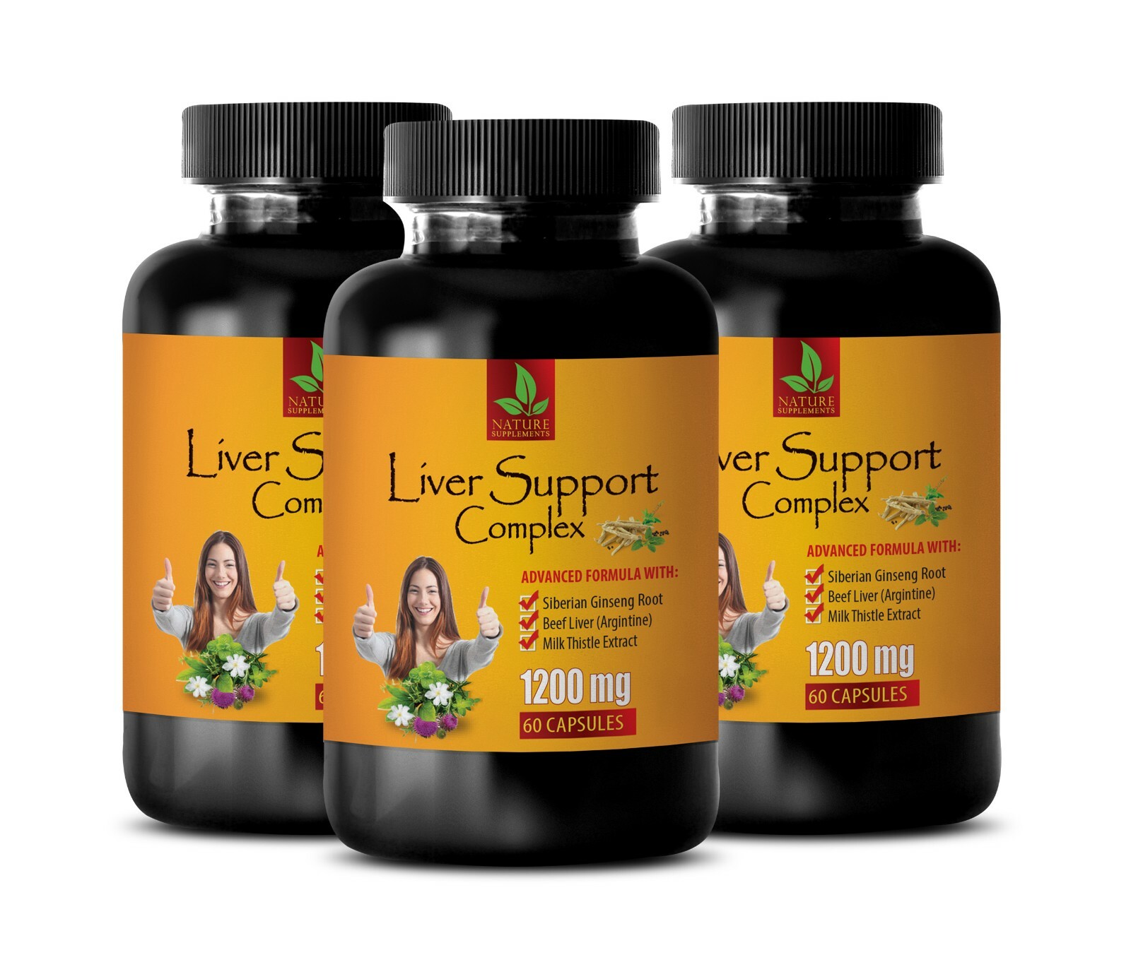 liver cleanse – LIVER SUPPORT COMPLEX – pct – 3 Bottles 180 Capsules