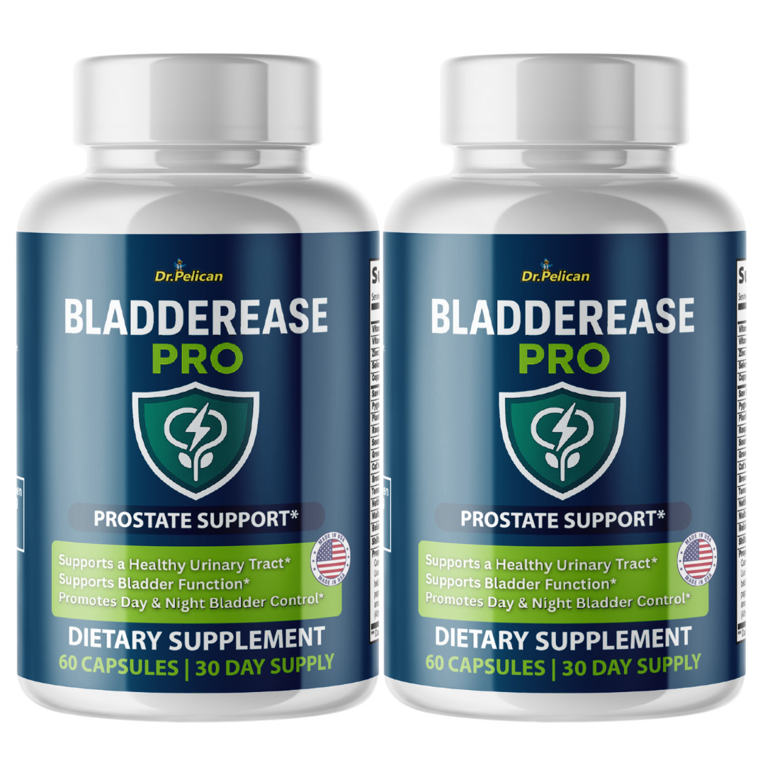 BladderEase Pro- Prostate Support- 2 Bottles- 120 Capsules