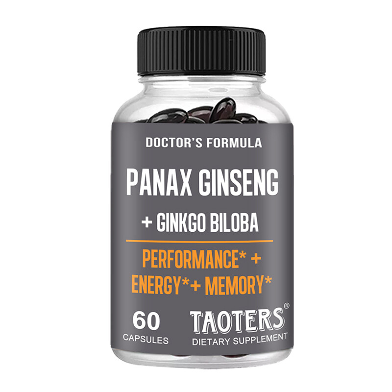 American Ginseng Ginkgo Supplement – Energy, Memory, Muscle Growth