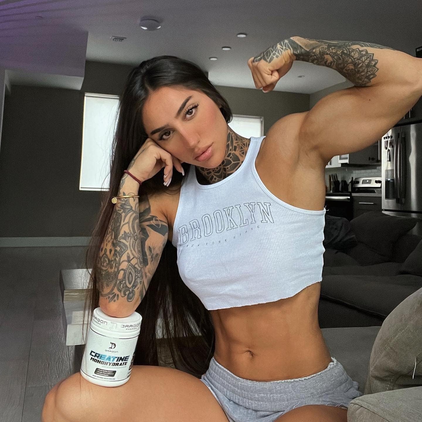 DRAGON PHARMA Bulk Creatine Monohydrate, Aid Muscle Recovery, Post-Workout Su…