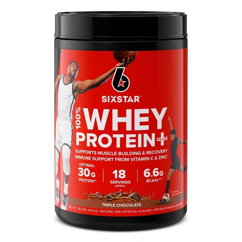 100% Whey Protein Plus – Triple Chocolate: Gluten-Free Muscle Growth Powder